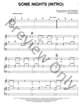 Some Nights piano sheet music cover